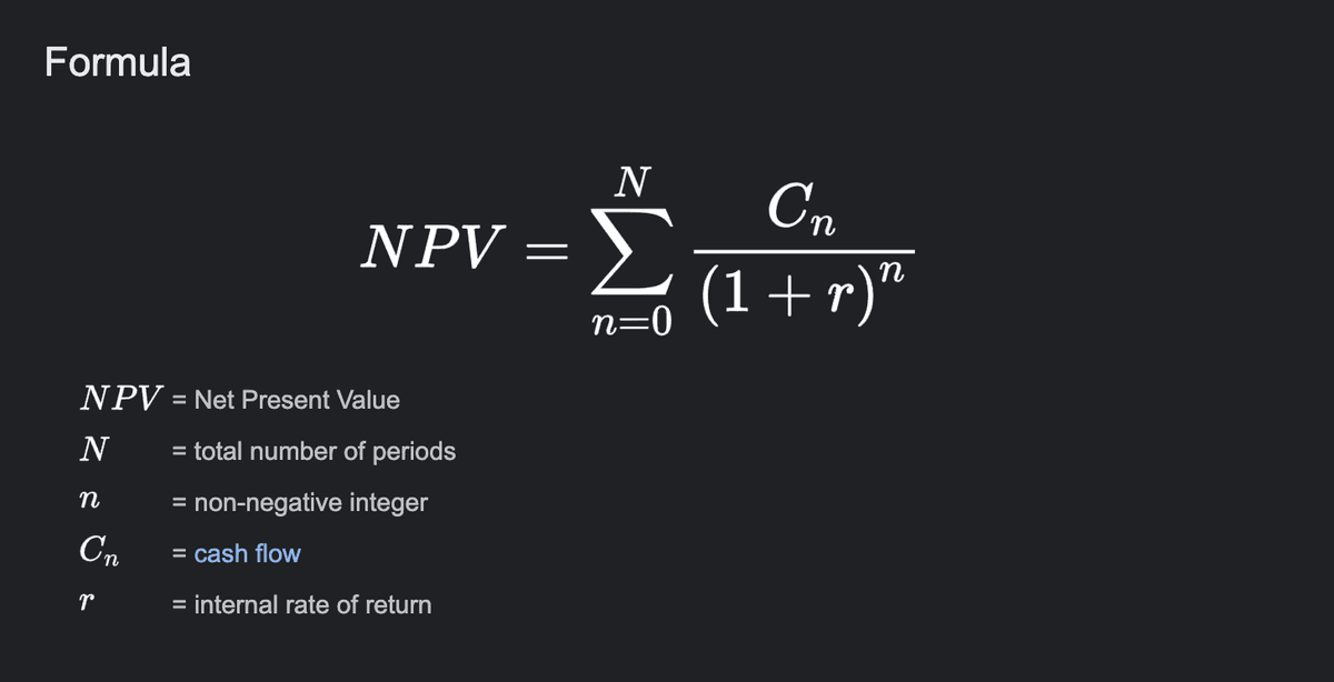Net Present Value